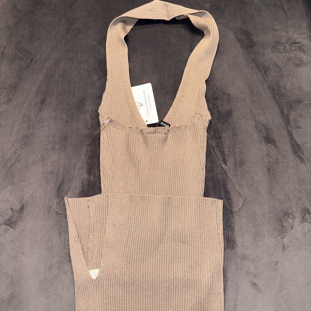 Halter Nude Dress